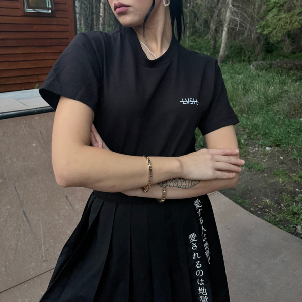 Black LVSH Icon Logo Tee - Image 4